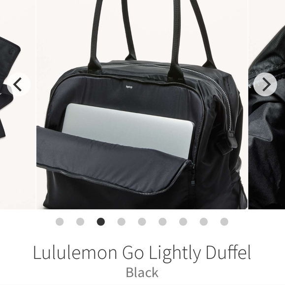Lululemon Go Lightly Duffel | Midnight black - Picture 3 of 12
